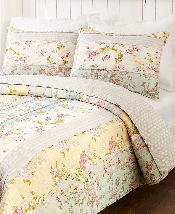 Jessica Simpson Mels Floral Full/Queen Quilt & Reviews Quilts