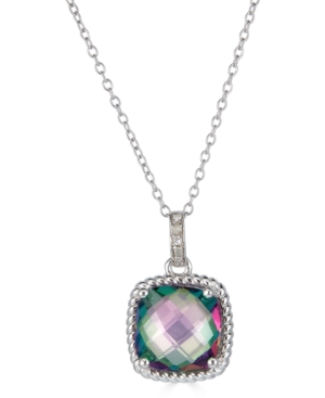 image of Mystic Topaz (3-1/2 ct. t.w.) & Diamond Accent Cushion 18
