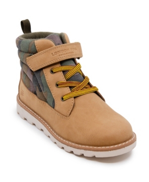 image of London Fog Toddler Boys Camo Work Boot with Strap