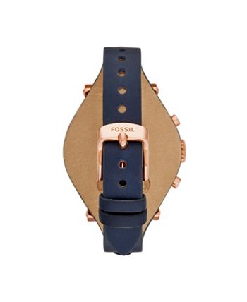 Original boyfriend chronograph online navy leather watch