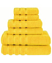 Cassadecor Gold Signature 6 Piece Towel Set