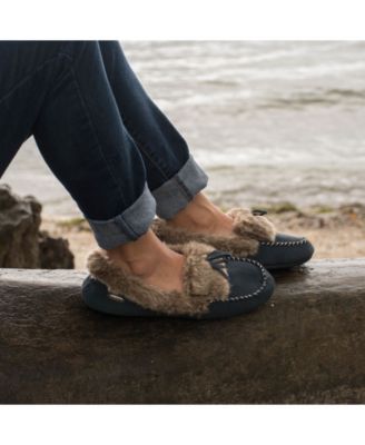 acorn moccasin slippers