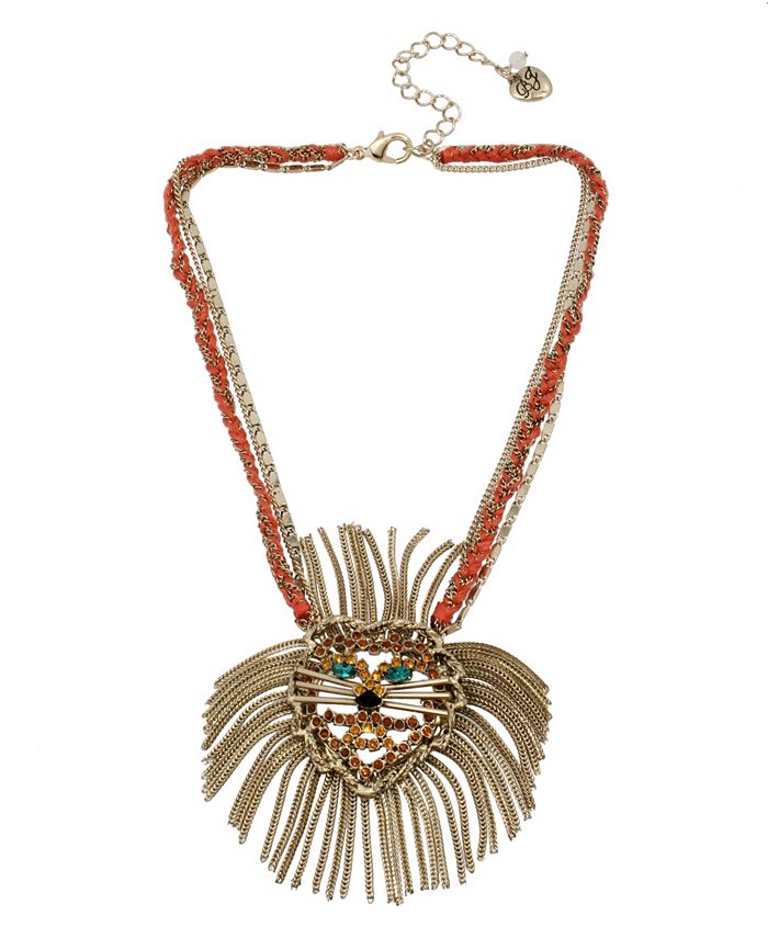 Betsey johnson lion necklace 2025