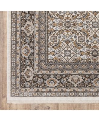 Maharaja 2061N Ivory and Gray 3'3" x 5' Area Rug