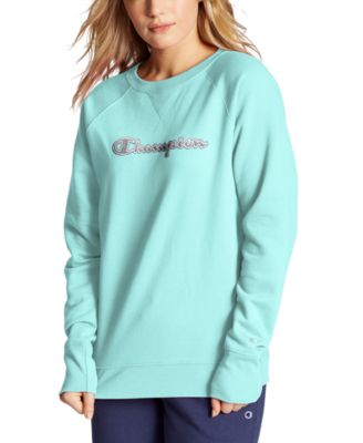 turquoise champion sweatshirt
