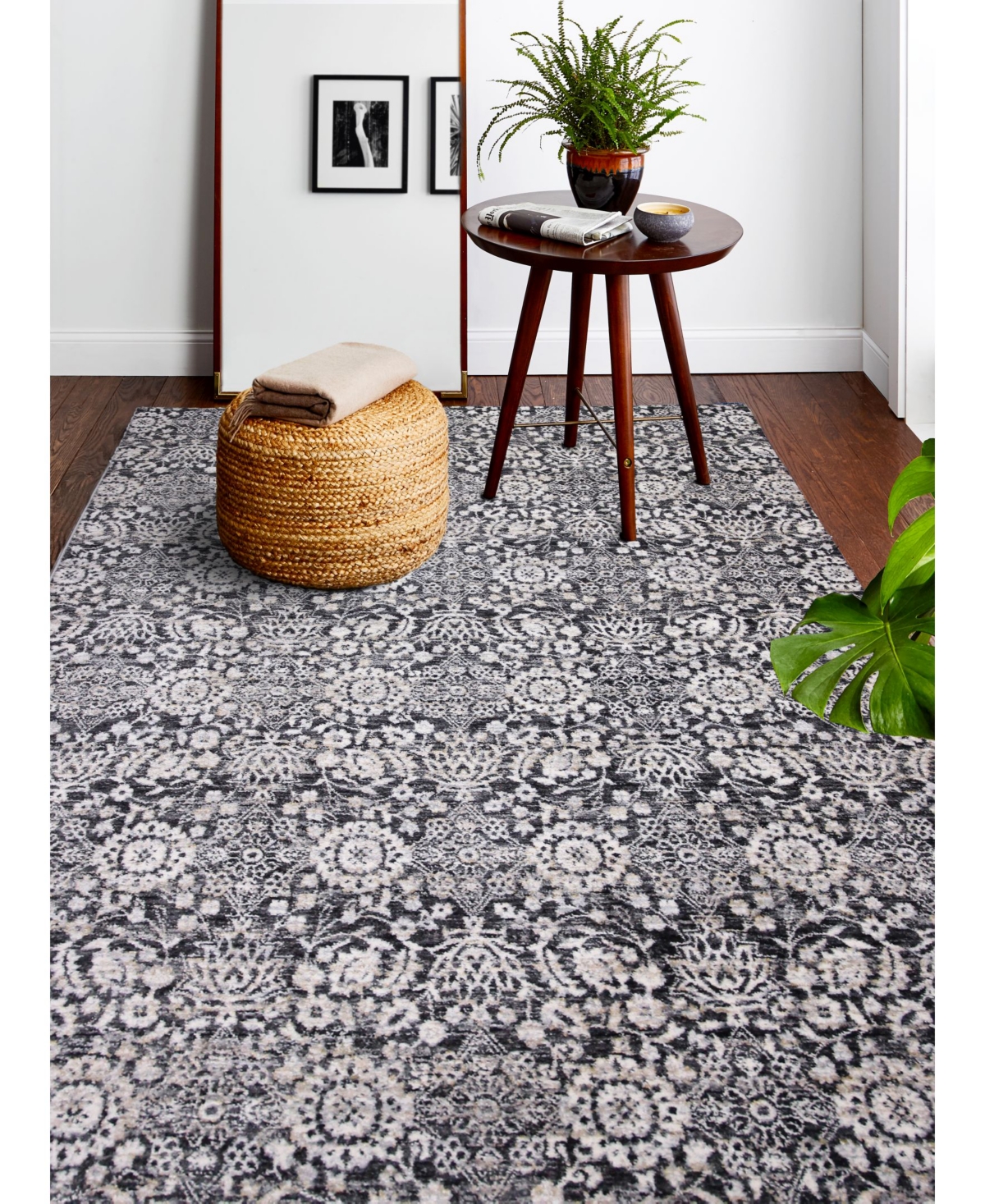 Bb Rugs Plymouth Ply-03Rug - Charcoal