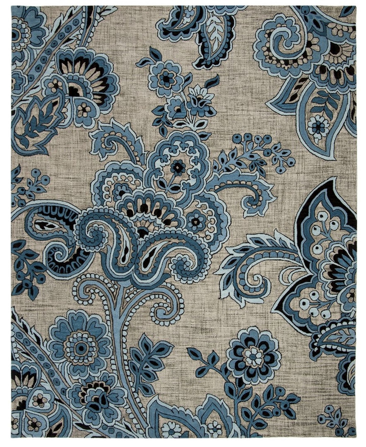Safavieh Allure 310 Gray and Blue 8' x 10' Area Rug - Blue