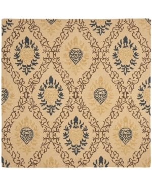 Shop Safavieh Antiquity At460 Gold And Multi 6' X 6' Square Area Rug