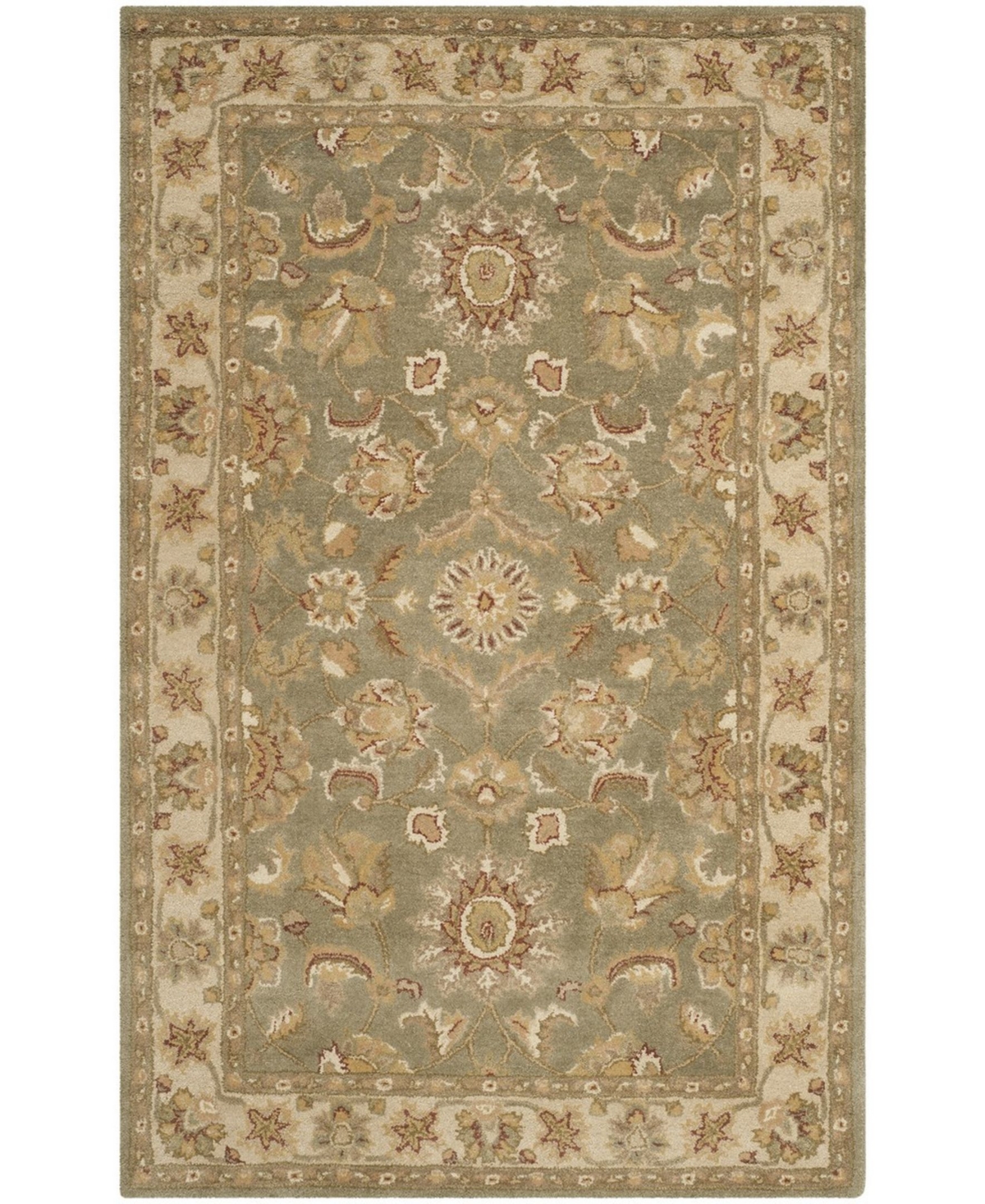 Safavieh Antiquity At313 Green and Gold 6' x 9' Area Rug - Green