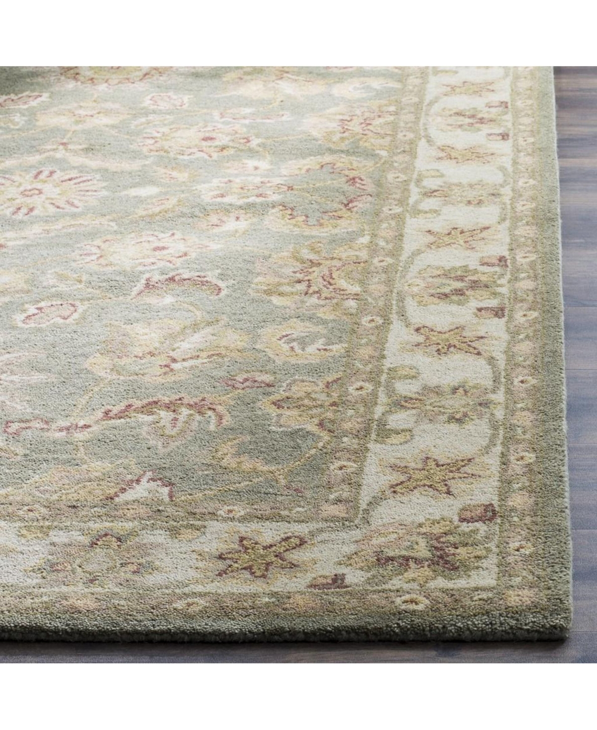 Safavieh Antiquity At313and Gold Area Rug - Green