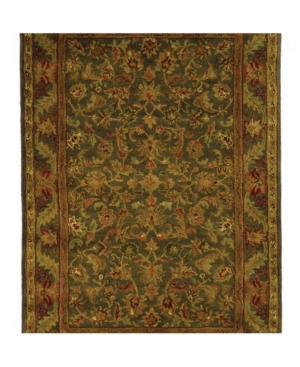 Safavieh Antiquity At52 Green And Gold 6' X 9' Area Rug