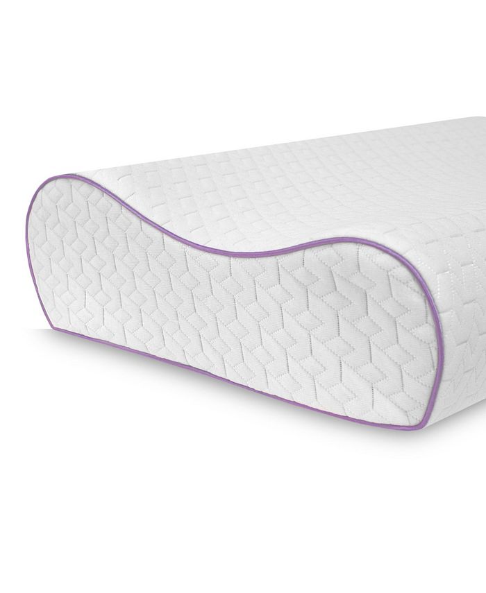 SensorPEDIC Temperature Regulating Coolest Comfort Contour Memory Foam Bed Pillow Macy's