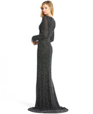 mac duggal long sleeve gowns