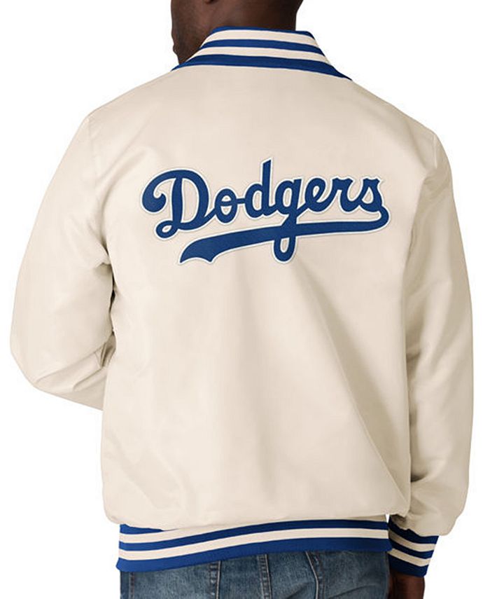 Starter Men's Los Angeles Dodgers Captain Coop Satin Jacket - Macy's