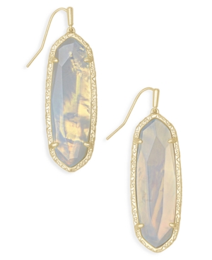 image of Kendra Scott 14k Gold-Plated Stone Drop Earrings