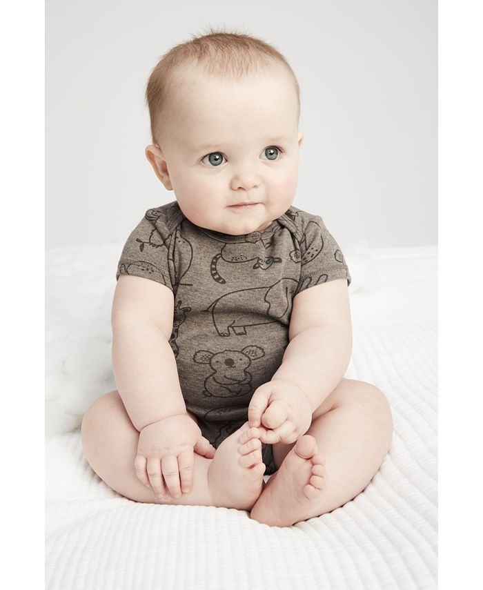 Carter's Baby Boys or Girls 5Pack Animal Printed Cotton Bodysuits Macy's