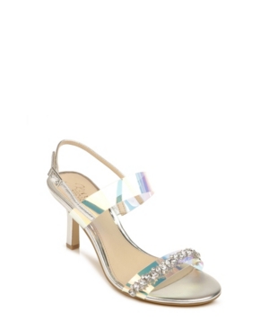 image of Jewel Badgley Mischka Fairwell Embellished Women-s Sandals Women-s Shoes