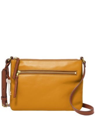Fiona East West Leather Crossbody 
