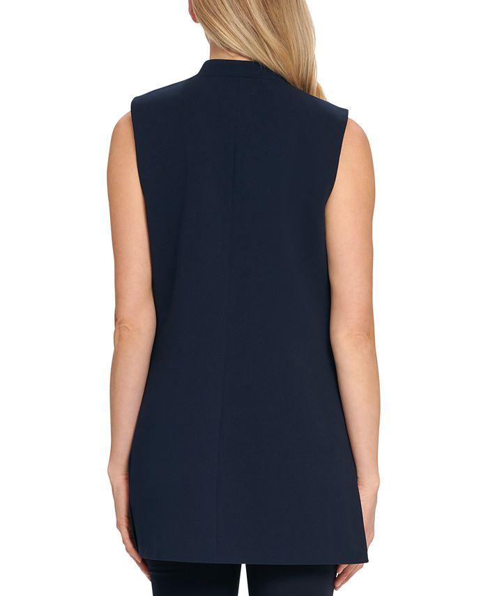 DKNY Sleeveless Lapel Vest Macy's