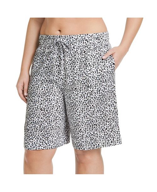 Jockey Plus Size Cotton Bermuda Sleep Shorts & Reviews - Bras, Panties ...