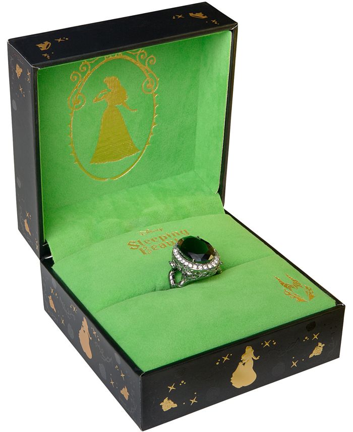 ROCKLOVE Disney's Maleficent Crystal Statement Ring in Black Rhodium ...