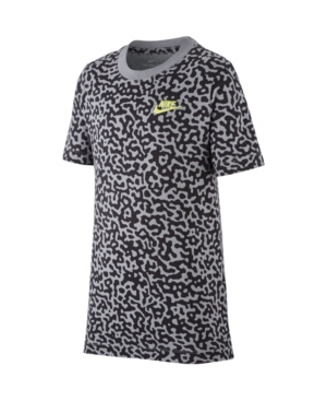 image of Nike Big Boys Printed Cotton T-Shirt