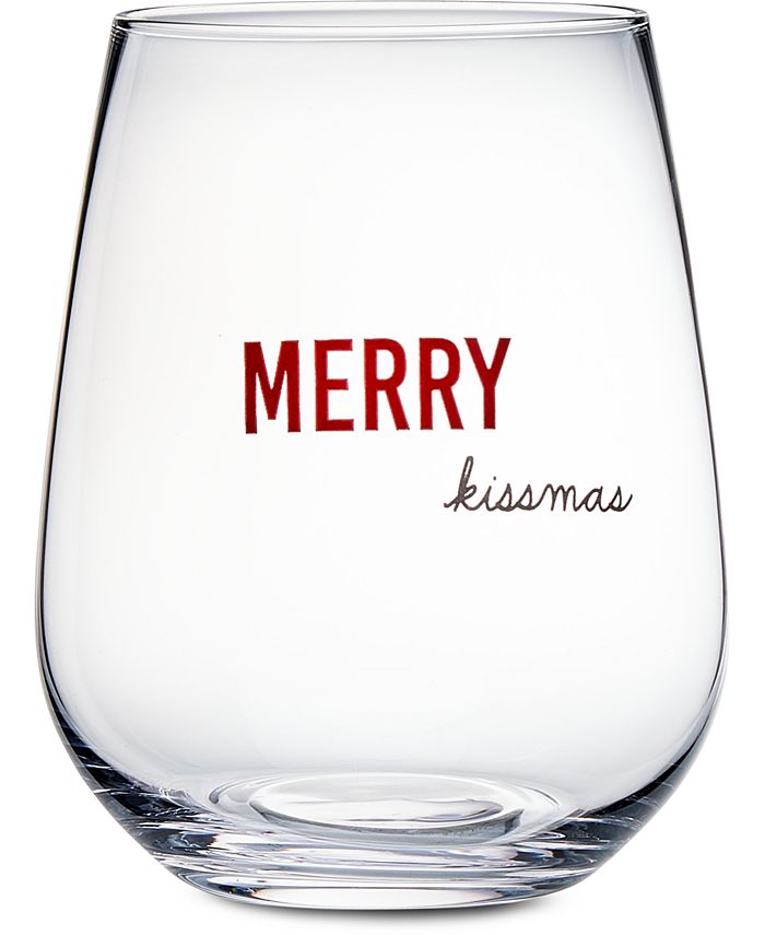 The Cellar Cheer Stemless Wine Glasses, Set of 4, Created for Macy's
