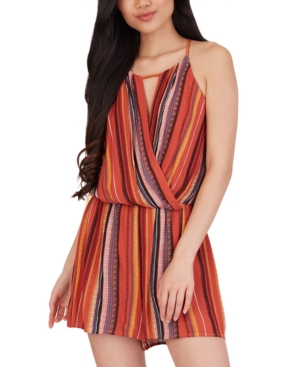 image of Bcx Juniors- Sedona Striped Romper