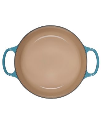 Caribbean Signature Enameled Cast Iron 5.5 Qt. Round Dutch Oven