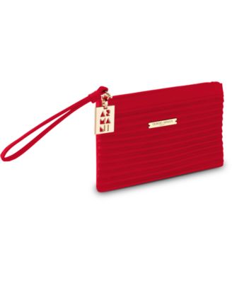 red armani purse