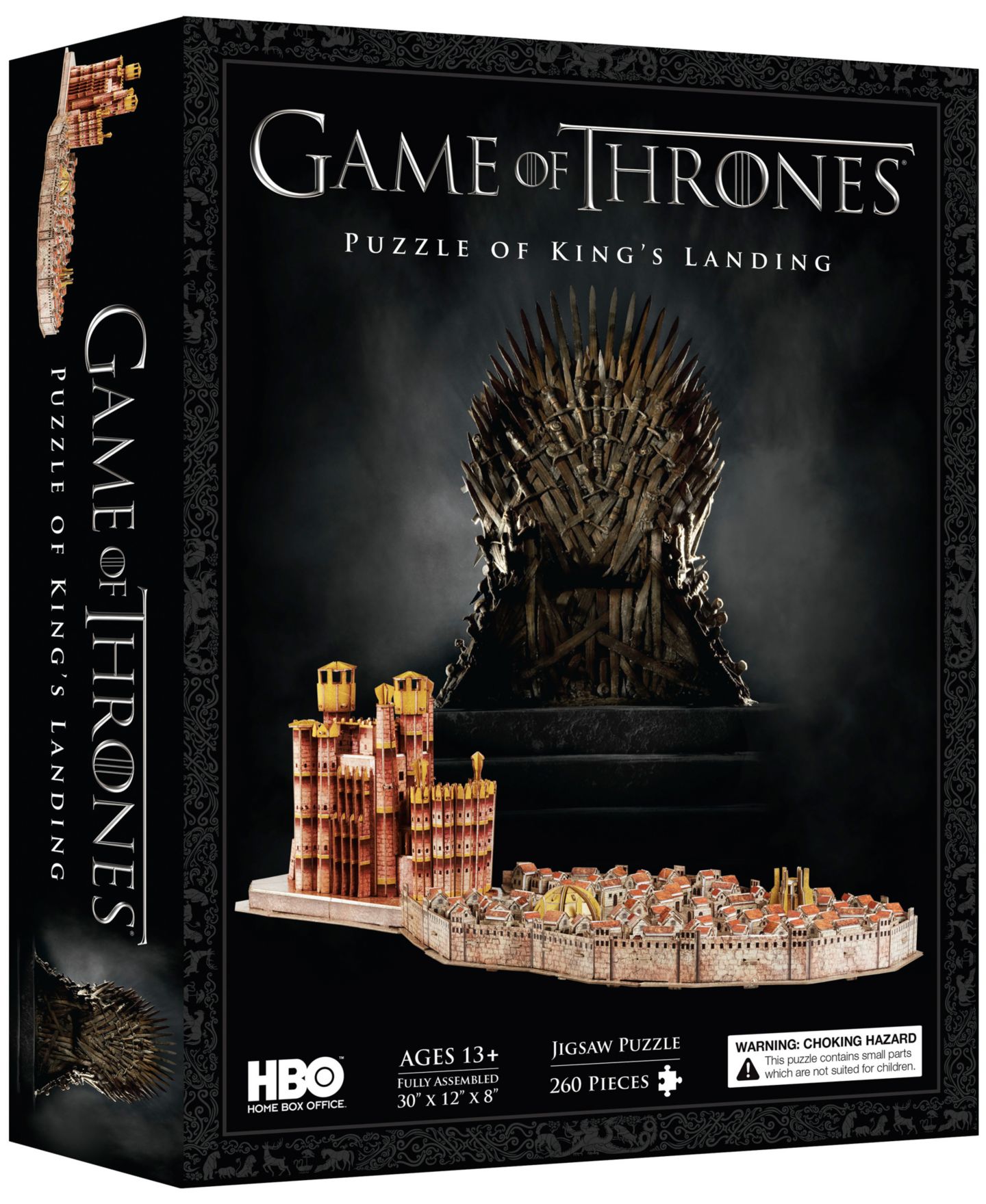 Детский пазл 4D Cityscape Game of Thrones King's Landing 260 Piece 3D Puzzle, Ages 13+ — фото 1