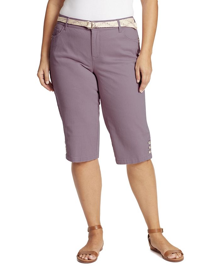 Gloria Vanderbilt Women s Plus Mila Belted Skimmer Macy s
