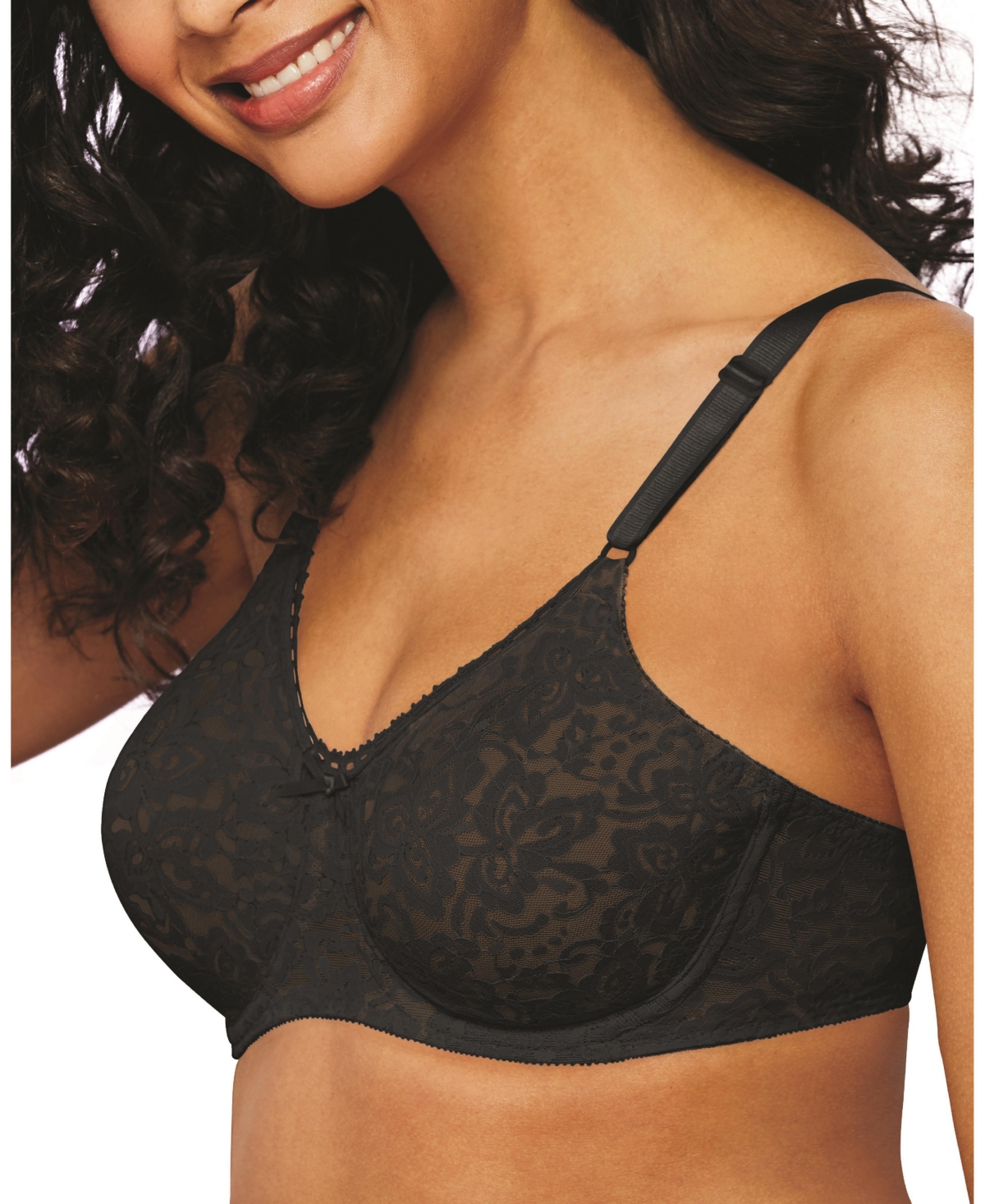 Lace 'n Smooth 2-Ply Seamless Underwire Bra 3432 - Rose