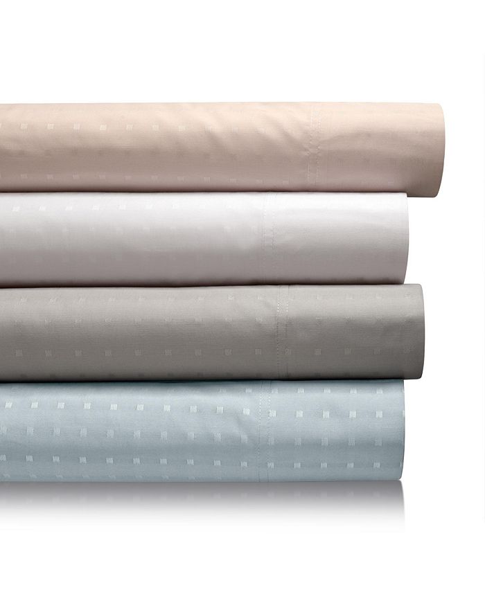 AQ Textiles CLOSEOUT! 400 Thread Count Percale Blend Woven Dot King 6