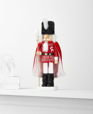Holiday Lane - Soldier with Sweater & Cape Nutcracker