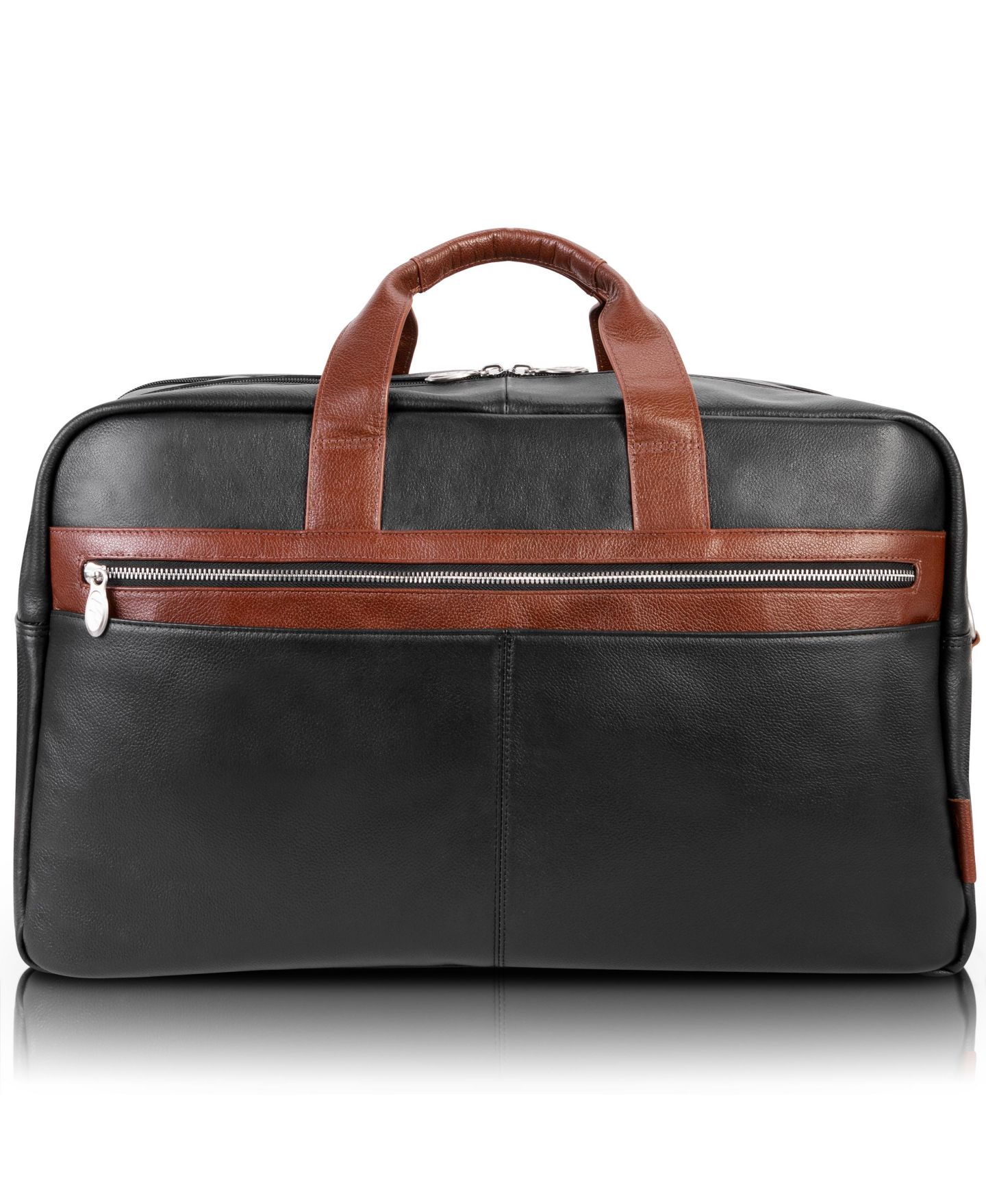 Сумка McKlein Wellington 21" Dual-Compartment Laptop Tablet Duffel, цвет: Чёрный — фото 10