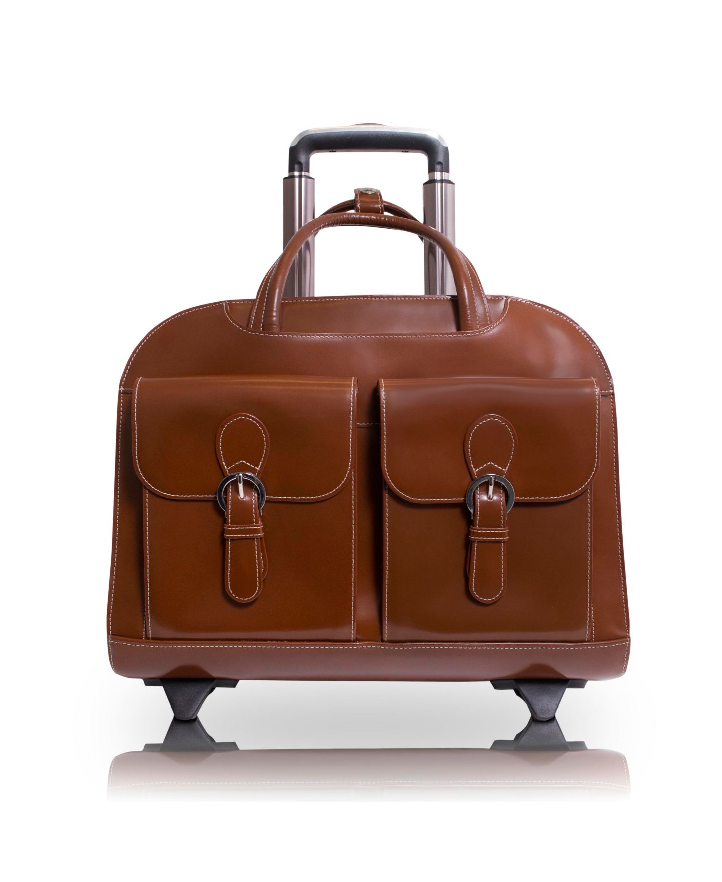 Сумка McKlein Davis Wheeled Briefcase, цвет: Чёрный — фото 5