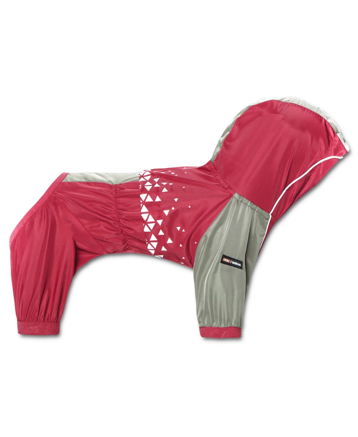 'Vortex' Full Bodied Water-resistant Windbreaker Dog Jacket - Red