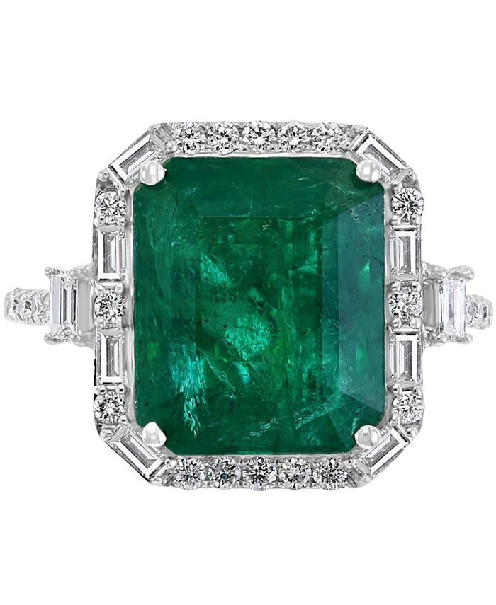 EFFY Collection EFFY® Emerald (5-1/2 ct. t.w.) & Diamond (1/2 ct. t.w ...