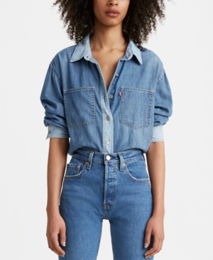 image of Levi-s Maple Cotton Denim Utility Shirt