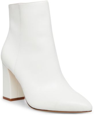 macys steve madden white boots