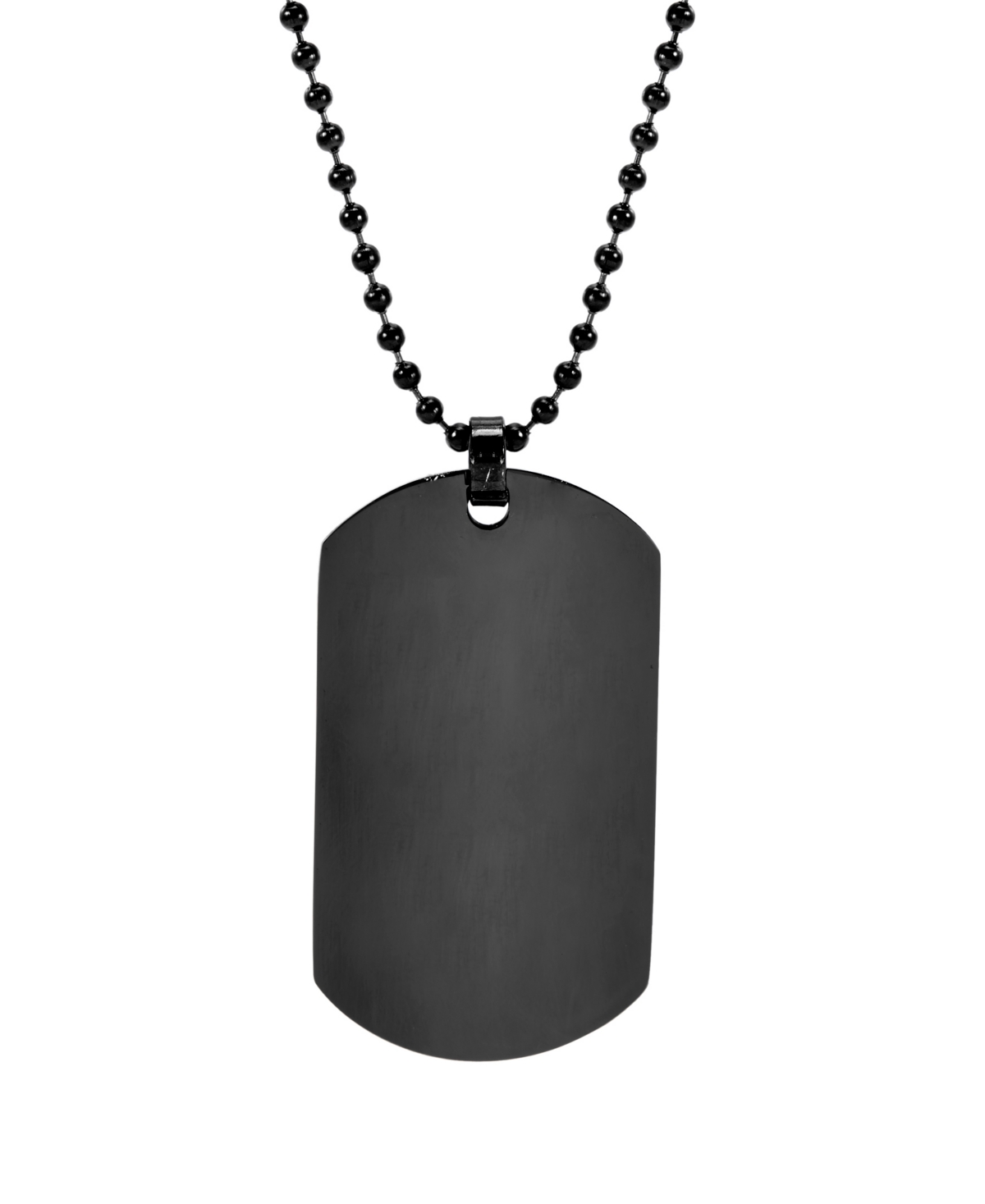 Eve's Jewelry Men's Large Stainless Steel Dog Tag