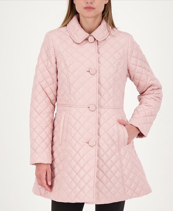 kate spade new york Skirted Quilted Coat & Reviews Coats Women Macy's