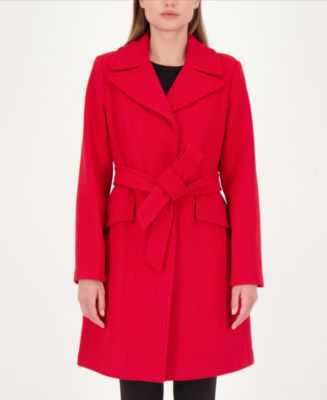 kate spade new york Belted Wrap Coat, Created for Macy's - Macy's