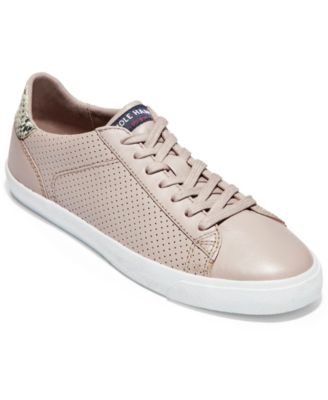 beige athletic shoes