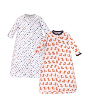 Hudson Baby Baby Girls and Boys Dream Catcher Long-Sleeve Wearable Sleeping Bag Sack Pack of 2