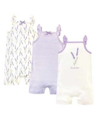 Baby Girls Natural Cotton Rompers