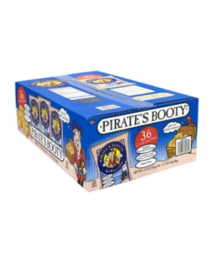 GTIN 015665601325 product image for Pirate's Booty Natural Aged White Cheddar Baked Corn Puffs, 0.5 oz, 36 Count | upcitemdb.com