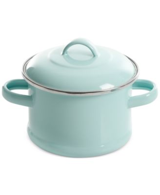 Martha Stewart Collection - Enamel-on-Steel 5-1/2" Mini Dutch Oven with Lid