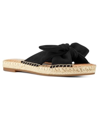 bow espadrille sandals